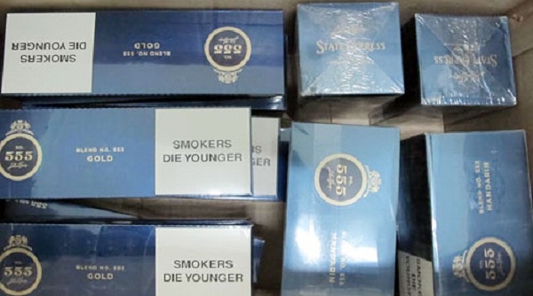 Hà Nội: Bắt giữ vụ vận chuyển 10.570 bao thuốc lá nhãn hiệu 555 nhập lậu
