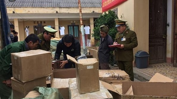 QLTT Lạng Sơn: Liên tiếp thu giữ số lượng lớn thực phẩm nhập lậu