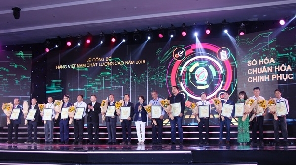 Năm 2019: Vinh danh 524 doanh nghiệp đạt danh hiệu Hàng Việt Nam chất lượng cao