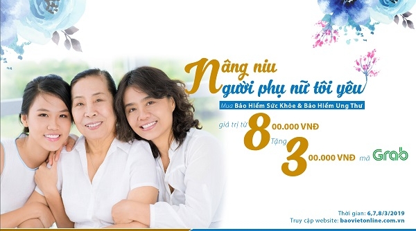“Nâng niu người phụ nữ tôi yêu” cùng Bảo hiểm Bảo Việt
