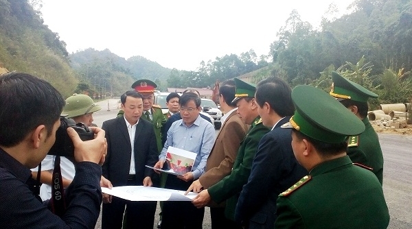 Lãnh đạo tỉnh Lạng Sơn kiểm tra tiến độ thực hiện tuyến đường phục vụ XNK