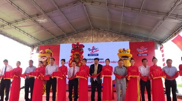 Hậu Giang: Khánh thành nhà máy nước giải khát lớn nhất ĐBSCL