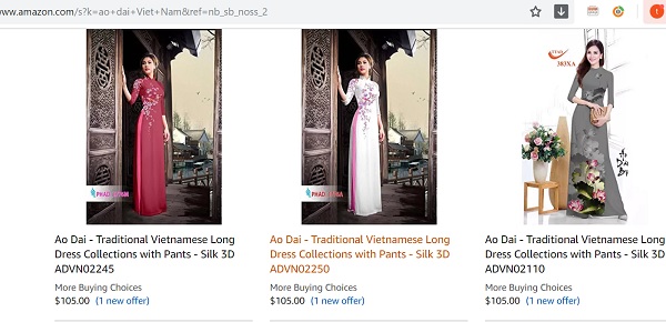 Amazon và công cuộc định giá chổi lúa, nón lá, áo dài, cao sao vàng Việt Nam