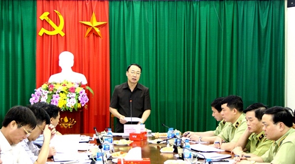 Lãnh đạo tỉnh Lạng Sơn làm việc với Cục Quản lý thị trường