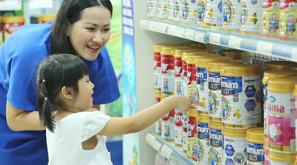 Sữa nước và sữa bột dành cho trẻ em của Vinamilk dẫn đầu thị trường