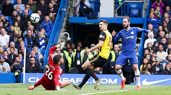 Thắng đậm Watford, Chelsea vươn lên vị trì thứ 3 trên BXH Ngoại hạng Anh
