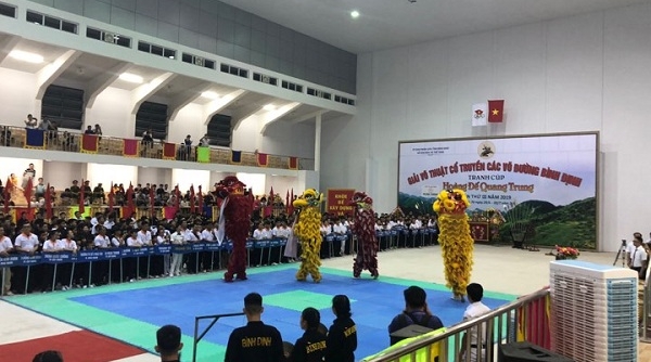 Khai mạc Giải võ thuật cổ truyền các võ đường Bình Định tranh cúp Hoàng Đế Quang Trung - Lần thứ III/2019