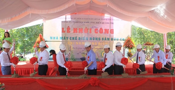 Quảng Trị: Khởi công Nhà máy chế biến nông sản hữu cơ 100 tỷ đồng