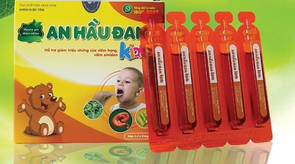 Sản phẩm An Hầu Đan Kids quảng cáo như thuốc chữa bệnh?