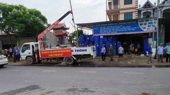 Vĩnh Phúc: Ra quân giải tỏa hành lang an toàn giao thông tuyến Quốc lộ 2