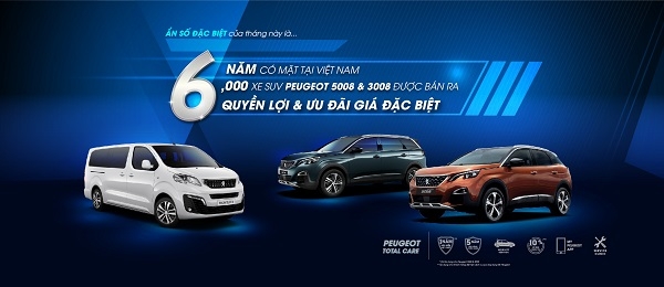 Peugeot ưu đãi giá lên đến 50 triệu và chăm sóc khách hàng toàn diện
