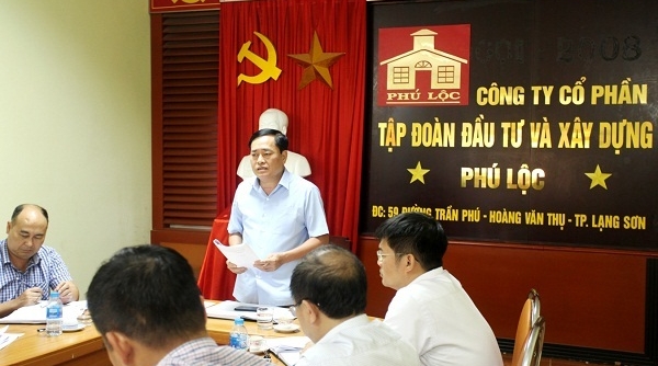 Lãnh đạo tỉnh Lạng Sơn kiểm tra tiến độ xây dựng Khu đô thị Phú Lộc