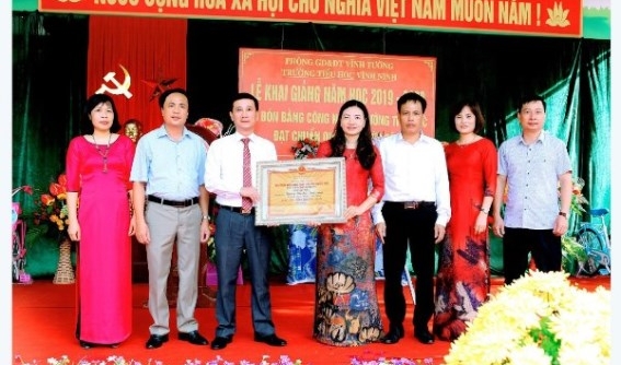 Trường TH Vĩnh Ninh (Vĩnh Phúc): Đạt chuẩn quốc gia mức độ 2 sớm so với kế hoạch