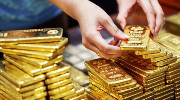 Giá vàng tăng trở lại, đẩy USD giảm