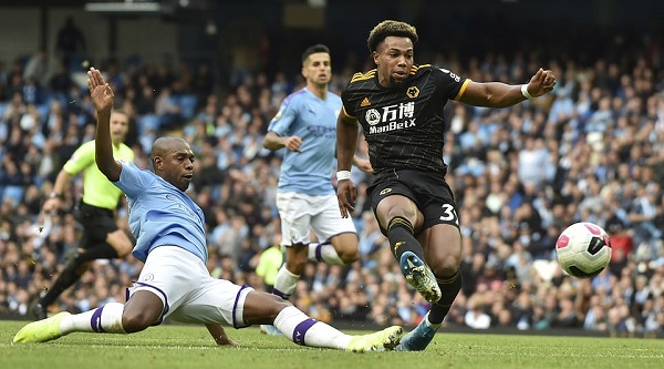 Traore lập cú đúp, Wolverhampton vùi dập Man City ở vòng 8 Ngoại hạng Anh