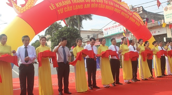 Hải Phòng: Khánh thành Dự án đầu tư cải tạo, nâng cấp đường nối từ cầu Lạng Am đến cầu Nhân Mục