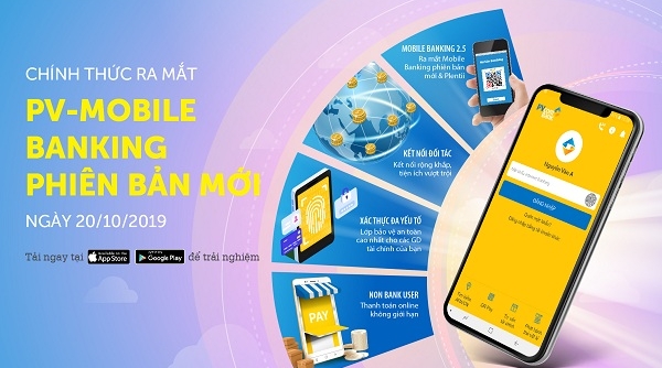 PVcomBank chính thức ra mắt phiên bản mới của ứng dụng PV-Mobile Banking