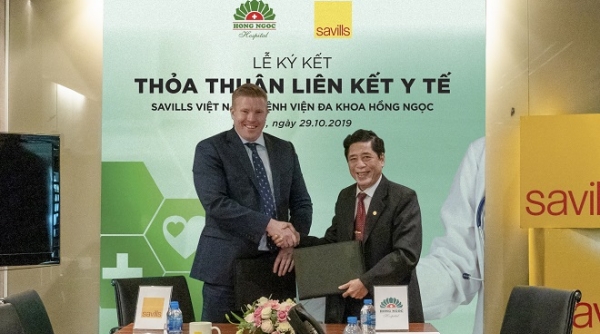 Savills Việt Nam kí kết thỏa thuận liên kết y tế với bệnh viện đa khoa Hồng Ngọc
