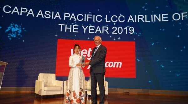 Vietjet đạt giải Hãng hàng không chi phí thấp tại khu vực châu Á 2019