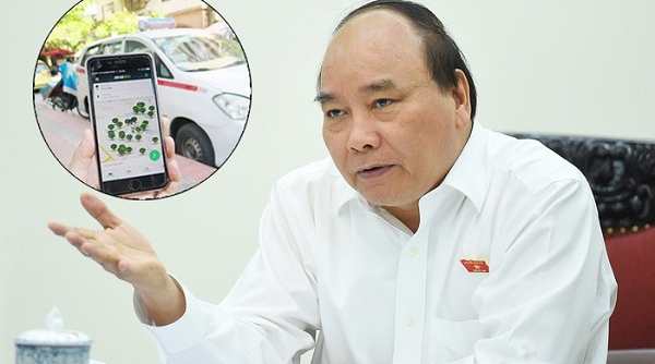 Thủ tướng trả lời chất vấn về taxi công nghệ