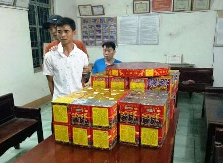 Công an huyện Lập Thạch (Vĩnh Phúc): Bắt giữ đối tượng mang gần 1 tạ pháo đi bán