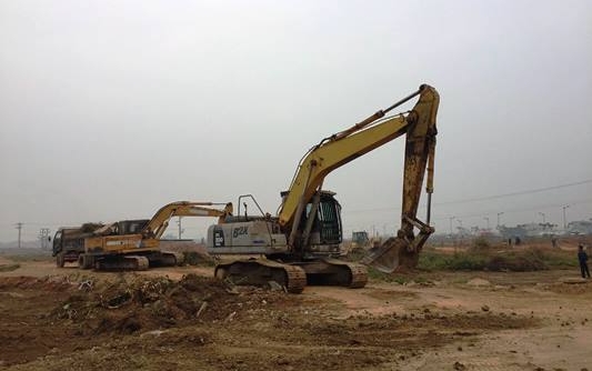 Huyện Vĩnh Tường (Vĩnh Phúc): Tổ chức cưỡng chế thu hồi đất tại dự án Cụm CN Đồng Sóc