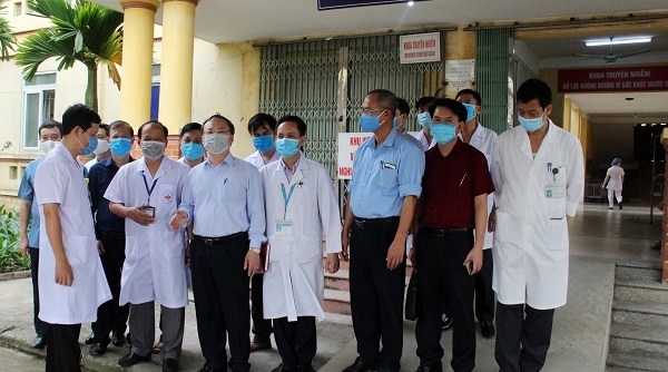 Hưng Yên: Bí thư tỉnh kiểm tra công tác phòng, chống dịch Covid - 19 tại bệnh viện