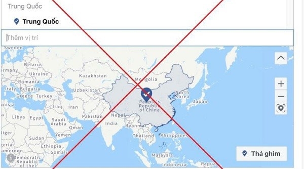 Facebook dùng bản đồ sai, xin lỗi rồi lại 'nhanh tay' xóa Trường Sa, Hoàng Sa khỏi bản đồ Việt Nam