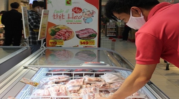 Siêu thị tung thịt lợn nhập khẩu giá rẻ nhằm bình ổn thị trường