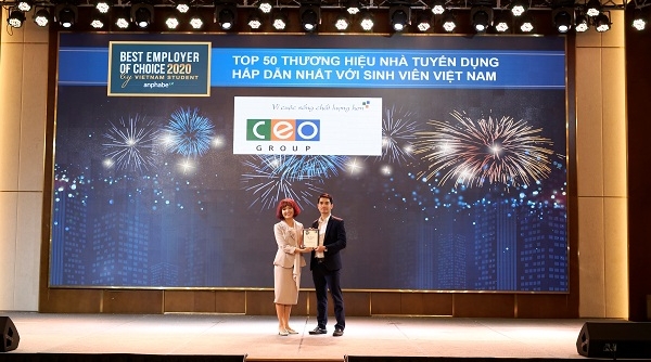 CEO Group lọt Top 50 “Nhà tuyển dụng hấp dẫn nhất với sinh viên Việt Nam 2020"