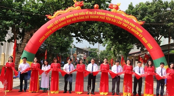 Yên Bái: Khánh thành công trình đường Trần Bình Trọng