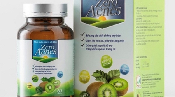 Sản phẩm thực phẩm bảo vệ sức khỏe Zero Acnes quảng cáo sai sự thật