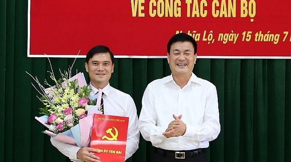 Yên Bái: Trưởng ban Thi đua - Khen thưởng tỉnh nhận công tác tại Thị ủy Nghĩa Lộ