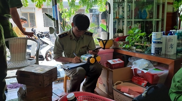 Bình Định: Phát hiện gần 400 sản phẩm mỹ phẩm, thực phẩm chức năng có dấu hiệu nhập lậu