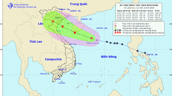Áp thấp nhiệt đới có khả năng mạnh lên thành bão, ảnh hưởng trực tiếp đến Thanh Hóa