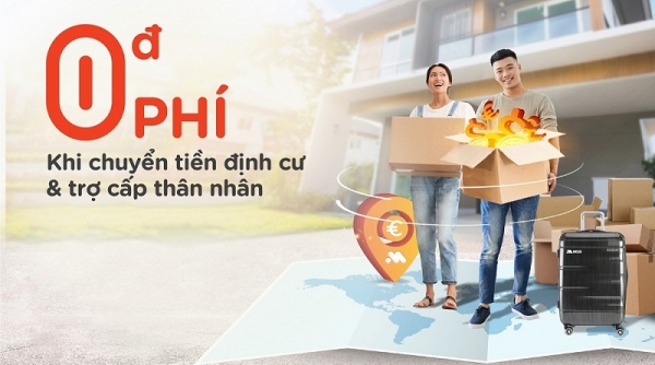 MSB miễn tới 100% phí chuyển tiền quốc tế