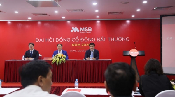 MSB tổ chức Đại hội cổ đông bất thường, bầu bổ sung thành viên Hội đồng quản trị