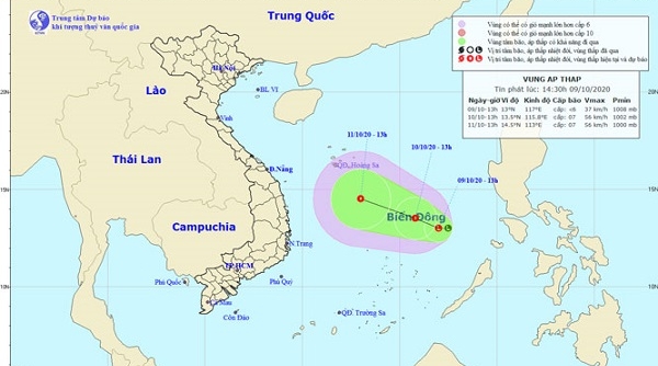 Miền Trung chuẩn bị hứng chịu thêm một vùng áp thấp mới