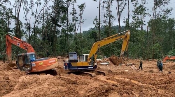 Công điện về việc cứu nạn, khắc phục hậu quả sạt lở đất tại tỉnh Thừa Thiên-Huế