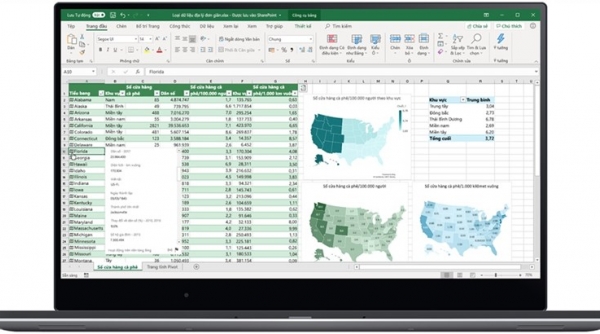 Microsoft nâng cấp Excel với các kiểu dữ liệu có thể tùy chỉnh trực tiếp