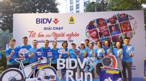 BIDV khởi động giải chạy Tết ấm cho người nghèo 2021 - Vì miền Trung thương yêu