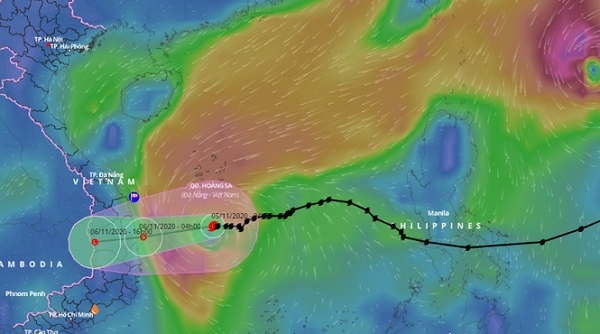 Bờ biển Phú Yên – Quảng Ngãi chuẩn bị đối phó bão số 10