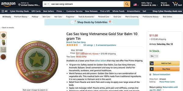 Những sản phẩm quen thuộc tại Việt Nam có giá cao "ngất ngưởng" trên sàn TMĐT nước ngoài