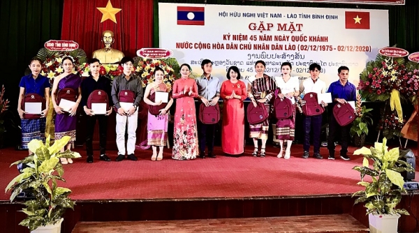 Bình Định: Gặp mặt kỷ niệm 45 năm ngày Quốc khánh nước CHDCND Lào