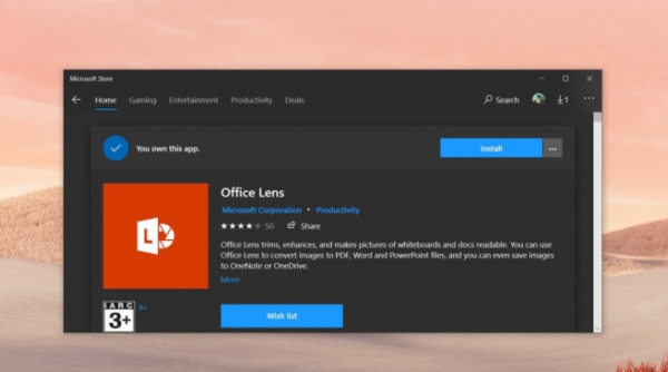 Microsoft đã ngừng hỗ trợ Office Lens