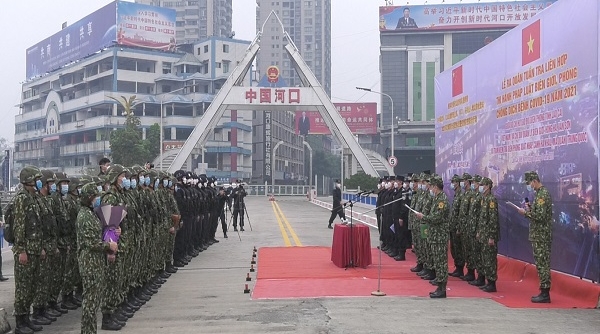 Tổ chức ra quân tuần tra liên hợp giữa 2 nước Việt Nam - Trung Quốc