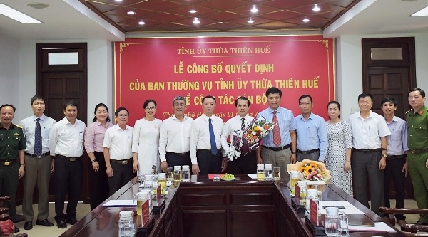 Thừa Thiên Huế: Điều động, chỉ định Giám đốc Trung tâm bảo tồn di tích cố đô Huế giữ chức Phó bí thư Thành ủy
