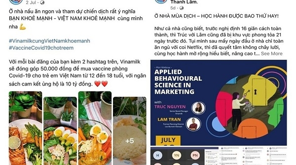 Mạng xã hội sôi động hơn bao giờ hết với tinh thần ‘Bạn khỏe mạnh, Việt Nam khỏe mạnh’