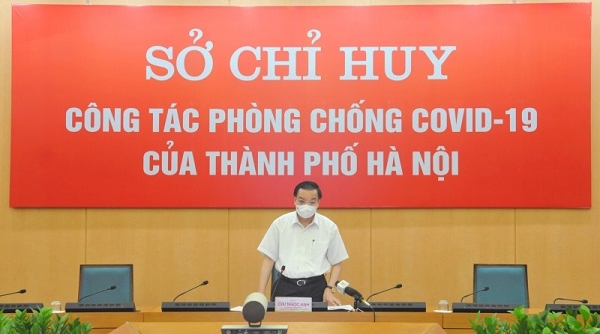 Chủ tịch Hà Nội: Thực hiện nghiêm Chỉ thị 17 của Thành phố để giảm ca nhiễm ngoài cộng đồng