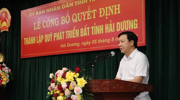 Thành lập Quỹ phát triển đất tỉnh Hải Dương